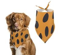 Dog Bandanas Cheetah Skin Pattern Dog Scarf Bib Kerchief For Pets Large: 70 * 30 CM