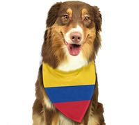 Dog Bandanas Colombia Flag Pet Bandana Scarf Triangle Bibs Kerchief Accessories for Dogs Cats