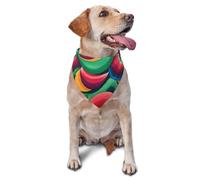 Dog Bandanas,Colorful biological morphology Breathable Pet Scarf, Adjustable Washable Polyester Bandana for Small Medium Large Dogs and Cats, Soft Daily Fashion