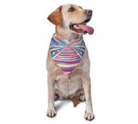 Dog Bandanas,Cosmic psychedelia Breathable Pet Scarf, Adjustable Washable Polyester Bandana for Small Medium Large Dogs and Cats, Soft Daily Fashion & Photo Prop Accessory for Boy Girl Puppy