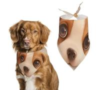 Dog Bandanas Cute Beagle Puppy Dog Scarf Bib Kerchief For Pets Large: 70 * 30 CM