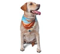 Dog Bandanas,Dancing dolphins Breathable Pet Scarf, Adjustable Washable Polyester Bandana for Small Medium Large Dogs and Cats, Soft Daily Fashion & Photo Prop Accessory for Boy Girl Puppy