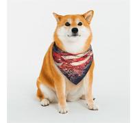 Dog Bandanas Double-Sided Printed Pet Scarves for Boys and Girls Perfect for Spring, Easter and Birthdays Singapore Flag