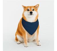Dog Bandanas Double-Sided Printed Pet Scarves for Boys and Girls Perfect for Spring, Easter and Birthdays Prussian Blue