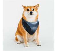 Dog Bandanas Double-Sided Printed Pet Scarves for Boys and Girls Perfect for Spring, Easter and Birthdays The Wolf on a Full Moon Night