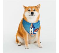 Dog Bandanas Double-Sided Printed Pet Scarves for Boys and Girls Perfect for Spring, Easter and Birthdays Flag of the Former Pomeranian State of Mecklenburg