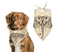 Dog Bandanas Elephants Animals Dog Scarf Bib Kerchief For Pets Large: 70 * 30 CM