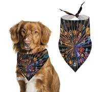 Dog Bandanas Guitars Colorful Patterns Dog Scarf Bib Kerchief For Pets Large: 70 * 30 CM
