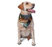 Dog Bandanas, Heaven's Gate Full Print Pet Scarf, Adjustable Breathable Bandana for Small Medium Large Dogs, Independence Day Costume Accessory