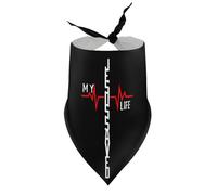 Dog Bandanas Jesus Saved My Life 1 Puppy Pet V-Neck Bibs Scarf Triangle Adjustable Kerchief Accessories for Small Medium Large Puppy Cat