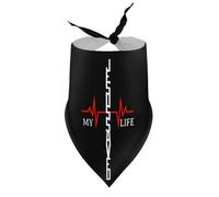 Dog Bandanas Jesus Saved My Life Puppy Pet V-Neck Bibs Scarf Triangle Adjustable Kerchief Accessories for Small Medium Large Puppy Cat