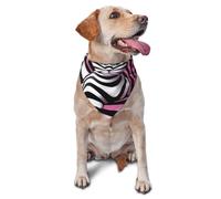 Dog Bandanas, Kawaii Cat Op Art Full Print Pet Scarf, Adjustable Breathable Bandana for Small Medium Large Dogs, Independence Day Costume Accessory