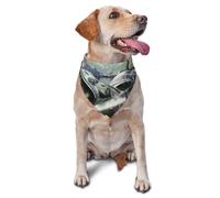 Dog Bandanas,Luxury hot springs Breathable Pet Scarf, Adjustable Washable Polyester Bandana for Small Medium Large Dogs and Cats, Soft Daily Fashion & Photo Prop Accessory for Boy Girl Puppy