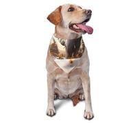 Dog Bandanas, Matte art focused on elephants Full Print Pet Scarf, Adjustable Breathable Bandana for Small Medium Large Dogs, Independence Day Costume Accessory
