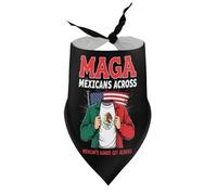 Dog Bandanas Mexicans Across Mexican's Get Puppy Pet V-Neck Bibs Scarf Triangle Adjustable Kerchief Accessories for Small Medium Large Puppy Cat