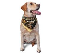 Dog Bandanas, Mystery Train Full Print Pet Scarf, Adjustable Breathable Bandana for Small Medium Large Dogs, Independence Day Costume Accessory