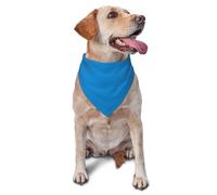 Dog Bandanas,Natural blue color Breathable Pet Scarf, Adjustable Washable Polyester Bandana for Small Medium Large Dogs and Cats, Soft Daily Fashion & Photo Prop Accessory for Boy Girl Puppy