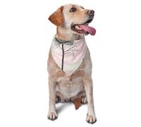 Dog Bandanas, Natural Point Rose Full Print Pet Scarf, Adjustable Breathable Bandana for Small Medium Large Dogs, Independence Day Costume Accessory