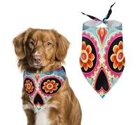 Dog Bandanas, One Size Printed PPolyester Dog Bandana Bulk for Boy Girl, Pet Scarf Washable, Suitable for Boys And Girls Outdoor in Aut