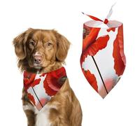 Dog Bandanas, One Size Printed PPolyester Dog Bandana Bulk for Boy Girl, Pet Scarf Washable, Suitable for Boys And Girls Outdoor in Aut