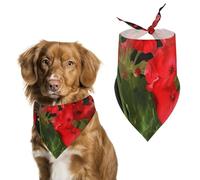 Dog Bandanas, One Size Printed PPolyester Dog Bandana Bulk for Boy Girl, Pet Scarf Washable, Suitable for Boys And Girls Outdoor in Aut