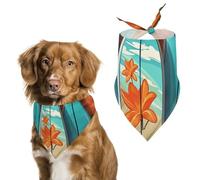 Dog Bandanas, One Size Printed PPolyester Dog Bandana Bulk for Boy Girl, Pet Scarf Washable, Suitable for Boys And Girls Outdoor in Aut