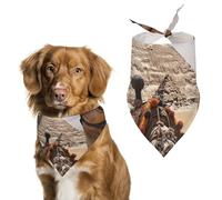 Dog Bandanas, One Size Printed PPolyester Dog Bandana Bulk for Boy Girl, Pet Scarf Washable, Suitable for Boys And Girls Outdoor in Aut