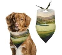 Dog Bandanas, One Size Printed PPolyester Dog Bandana Bulk for Boy Girl, Pet Scarf Washable, Suitable for Boys And Girls Outdoor in Aut