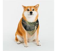Dog Bandanas-Perfect for Dog Clothes, Birthday, Valentine's Day, and More Ancient Courtyard Bloom