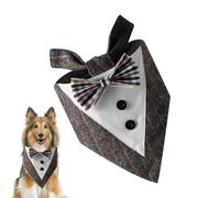 Dog Bandanas | Pet Suit Triangle Bandana | Pet Scarf Accessories | for Girl Boy Halloween Christmas Fall Party Wedding Holiday Outdoor