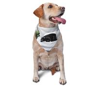 Dog Bandanas, Sad walrus Full Print Pet Scarf, Adjustable Breathable Bandana for Small Medium Large Dogs, Independence Day Costume Accessory