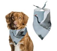 Dog Bandanas Scarf Washable Pet Kerchiefs Adjustable Birds in The Valley Triangle Bibs Puppy Accessories for Small Medium Large Dogs Cats Costume Supply Birthday