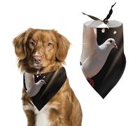 Dog Bandanas Scarf Washable Pet Kerchiefs Adjustable Flying in The Air Triangle Bibs Puppy Accessories for Small Medium Large Dogs Cats Costume Supply Birthday