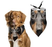 Dog Bandanas Scarf Washable Pet Kerchiefs Adjustable Pad Dachshund Triangle Bibs Puppy Accessories for Small Medium Large Dogs Cats Costume Supply Birthday