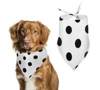 Dog Bandanas Scarf Washable Pet Kerchiefs Adjustable Polka Dot Triangle Bibs Puppy Accessories for Small Medium Large Dogs Cats Costume Supply Birthday