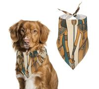 Dog Bandanas Scarf Washable Pet Kerchiefs Adjustable Women in Ancient Egypt Triangle Bibs Puppy Accessories for Small Medium Large Dogs Cats Costume Supply Birthday