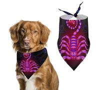 Dog Bandanas Scorpio Dog Scarf Bib Kerchief For Pets Large: 70 * 30 CM