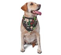 Dog Bandanas, Stamp Pattern Grape Triangle Bibs Dog Scarfs Dog Handkerchief, Cute Dog Accessories Dog Bandanas