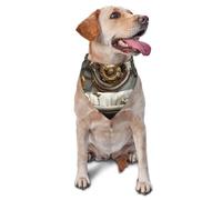 Dog Bandanas,Steampunk style 3D rendering Breathable Pet Scarf, Adjustable Washable Polyester Bandana for Small Medium Large Dogs and Cats, Soft Daily Fashion