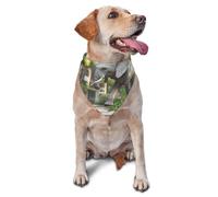 Dog Bandanas,The Elephant in Utopia Breathable Pet Scarf, Adjustable Washable Polyester Bandana for Small Medium Large Dogs and Cats, Soft Daily Fashion & Photo Prop Accessory for Boy Girl Puppy