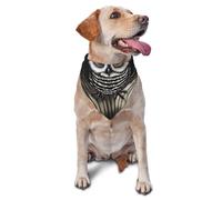 Dog Bandanas, The glowing bald eagle Full Print Pet Scarf, Adjustable Breathable Bandana for Small Medium Large Dogs, Independence Day Costume Accessory