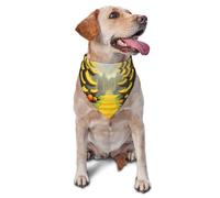 Dog Bandanas,The path leading to the sky Breathable Pet Scarf