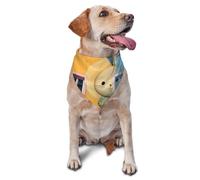 Dog Bandanas,The rabbit wearing a helmet Breathable Pet Scarf, Adjustable Washable Polyester Bandana for Small Medium Large Dogs and Cats, Soft Daily Fashion & Photo Prop Accessory for Boy Girl Puppy