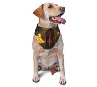 Dog Bandanas,The Rose in the Fairy Tale World Breathable Pet Scarf, Adjustable Washable Polyester Bandana for Small Medium Large Dogs and Cats, Soft Daily Fashion