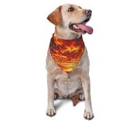 Dog Bandanas,The sky at the end of the world Breathable Pet Scarf, Adjustable Washable Polyester Bandana for Small Medium Large Dogs and Cats, Soft Daily Fashion