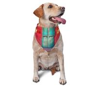 Dog Bandanas,The small red village house Breathable Pet Scarf