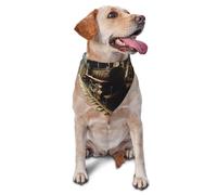 Dog Bandanas, The train is running in a medieval tavern Full Print Pet Scarf, Adjustable Breathable Bandana for Small Medium Large Dogs, Independence Day Costume Accessory