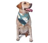 Dog Bandanas,The wind blows on the leaves Breathable Pet Scarf, Adjustable Washable Polyester Bandana for Small Medium Large Dogs and Cats, Soft Daily Fashion
