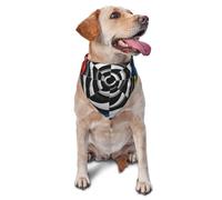 Dog Bandanas,Transfiguration illustration Breathable Pet Scarf, Adjustable Washable Polyester Bandana for Small Medium Large Dogs and Cats, Soft Daily Fashion