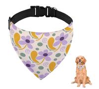 Dog Bandanas Unique Flowers For Large Dogs Medium Dogs Small Washable Adjustable Pet Scarf Reusable Dog Bib Accessories Grooming Parties And Daily Wear